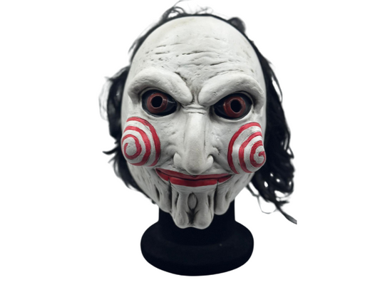 Masque d'Halloween - Masque de clown effrayant avec cheveux - Masque d'horreur - Masque de clown effrayant