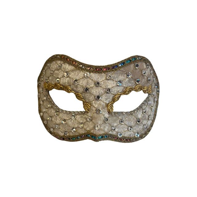 Masquerade mask in cream - Venetian mask - Gala mask